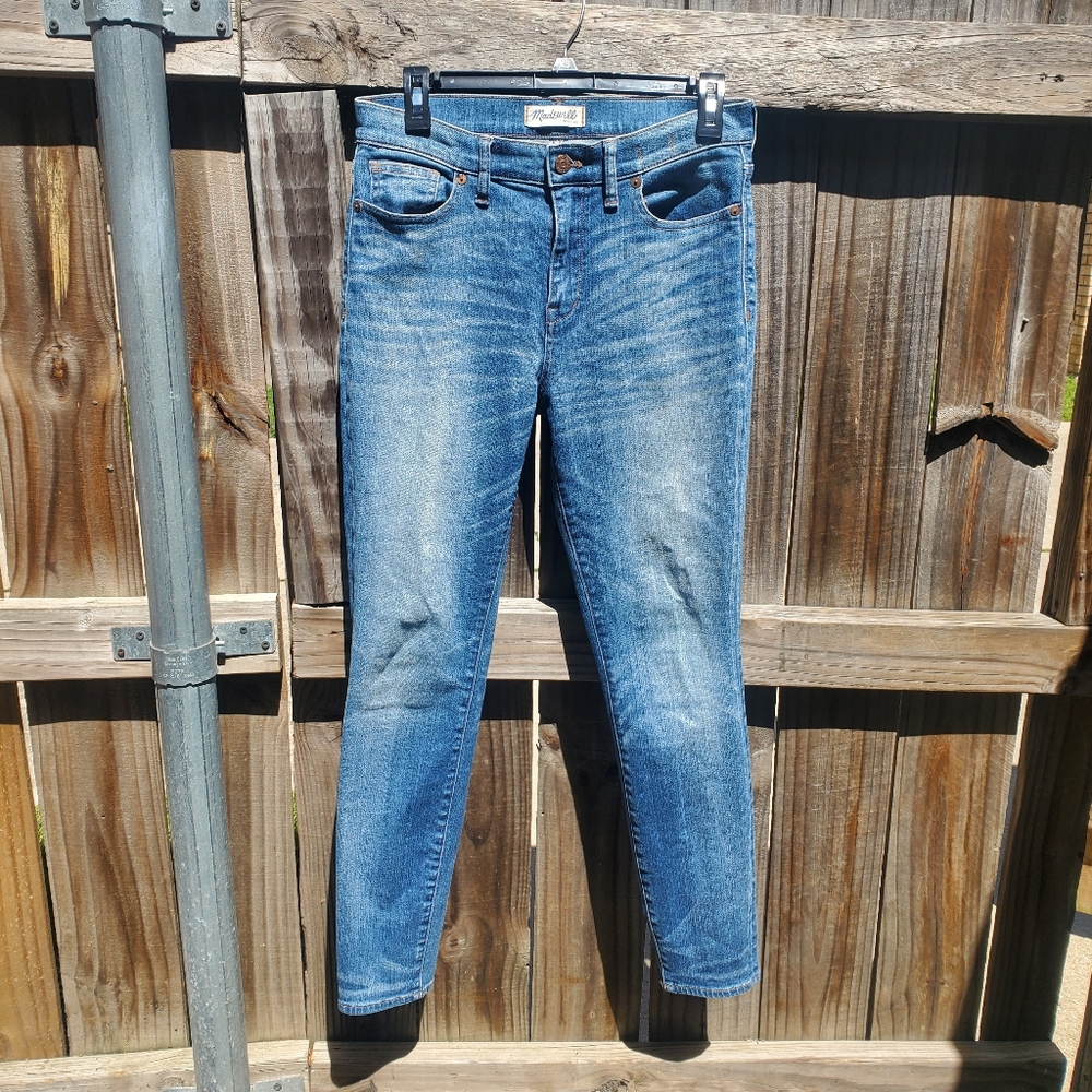 Madewell High Riser Skinny Jean-Blue